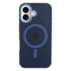 Чехол Apple iPhone 17 Air, Space Color Matte, MagSafe, Dark Blue, Синий