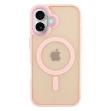 Чехол Apple iPhone 17 Air, Space Color Matte, MagSafe, Розовый
