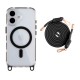 Чехол Apple iPhone 17 Air, Lanyard, MagSafe, Черный