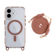 Чохол Apple iPhone 17 Air, Lanyard, Desert Gold, MagSafe, Золотий
