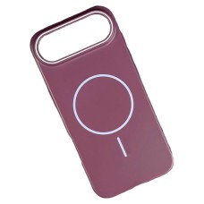 Чохол Apple iPhone 17 Air, Air Beats Delicate, Plum, MagSafe, Бордовий