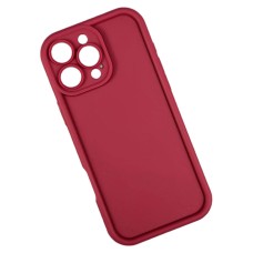 Чохол Apple iPhone 12, Shock Sides Resistant, Burgundy, Бордовий
