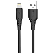 USB кабель ColorWay CW-CBUL094-BK Apple iPhone SE 2022, iPhone 14 Pro Max, iPhone 14 Plus, iPhone 14 Pro, iPhone 14, iPhone 13 Pro, iPhone 13 Mini, iPhone 13, iPhone 13 Pro Max, iPhone 12 Mini, iPhone 12 Pro Max, Lightning, 1.0 м., Черный