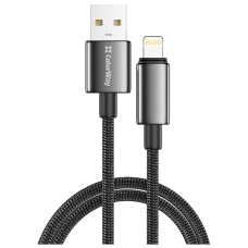 USB кабель ColorWay CW-CBUL098-BK Apple iPhone SE 2022, iPhone 14 Pro Max, iPhone 14 Plus, iPhone 14 Pro, iPhone 14, iPhone 13 Pro, iPhone 13 Mini, iPhone 13, iPhone 13 Pro Max, iPhone 12 Mini, iPhone 12 Pro Max, Lightning, 1.0 м., Черный