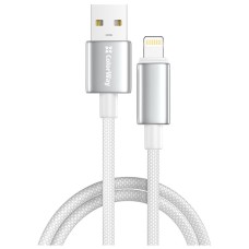 USB кабель ColorWay CW-CBUL099-WT Apple iPhone SE 2022, iPhone 14 Pro Max, iPhone 14 Plus, iPhone 14 Pro, iPhone 14, iPhone 13 Pro, iPhone 13 Mini, iPhone 13, iPhone 13 Pro Max, iPhone 12 Mini, iPhone 12 Pro Max, Lightning, 2.0 м., Белый