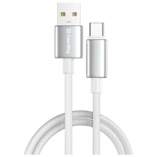 USB кабель ColorWay CW-CBUC098-WT, Type-C, 1.0 м., Білий