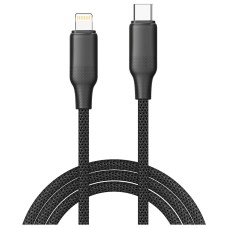 USB кабель ColorWay CW-CBPDCL102-BK Apple iPhone SE 2022, iPhone 14 Pro Max, iPhone 14 Plus, iPhone 14 Pro, iPhone 14, iPhone 13 Pro, iPhone 13 Mini, iPhone 13, iPhone 13 Pro Max, iPhone 12 Mini, iPhone 12 Pro Max, Lightning, 2.0 м., Черный