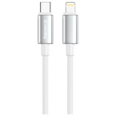 USB кабель ColorWay CW-CBPDCL099-WT Apple iPhone SE 2022, iPhone 14 Pro Max, iPhone 14 Plus, iPhone 14 Pro, iPhone 14, iPhone 13 Pro, iPhone 13 Mini, iPhone 13, iPhone 13 Pro Max, iPhone 12 Mini, iPhone 12 Pro Max, Lightning, 2.0 м., Белый