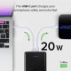 Повербанк (Power Bank) SBS TTBB30000PD20K, 30000 mAh, Чорний