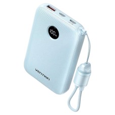 Павербанк (Power Bank) Vention FKAL0-C, 10000 mAh, Голубой