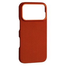 Чохол Apple iPhone 17 Pro, KEVLAR, Brick Pattern Orange, MagSafe, Помаранчевий