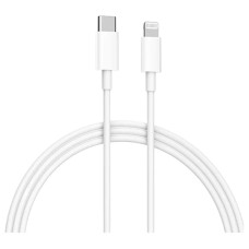 USB кабель Xiaomi Mi Apple iPhone SE 2022, iPhone 14 Pro Max, iPhone 14 Plus, iPhone 14 Pro, iPhone 14, iPhone 13 Pro, iPhone 13 Mini, iPhone 13, iPhone 13 Pro Max, iPhone 12 Mini, iPhone 12 Pro Max, iPhone 12 Pro, Lightning, 1.0 м., Білий