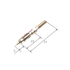 Наконечник щупа сменный Zjmling банан 4мм, резьба M3