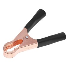 Затискач акумуляторний 50A L=80mm t=0.25mm чорний
