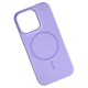 Чехол Apple iPhone 15, Air Beats, MagSafe, Фиолетовый