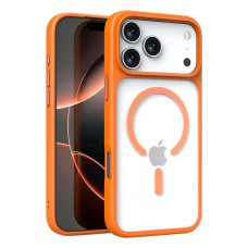Чохол Apple iPhone 17 Pro Max, Epik Metal Buttons, MagSafe, Помаранчевий