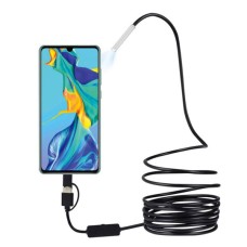 Ендоскоп Android d=3,9 мм, 1,3 Мпікс, 6 LED, Type-C, uUSB, USB, 3,5 м