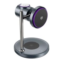 Беспроводное зарядное устройство Wiwu Wi-W041 Space Station, Черный