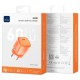 Сетевое зарядное устройство Wiwu Wi-G037 Jelly, Оранжевый