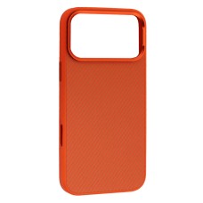 Чохол Apple iPhone 17 Pro Max, KEVLAR, MagSafe, Помаранчевий