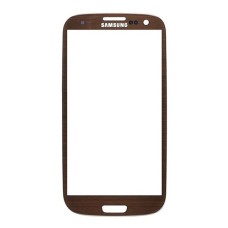 Корпусне скло дисплея Samsung I747 Galaxy S3, I9300 Galaxy S3, I9300i Galaxy S3, I9301 Galaxy S3 Neo, I9305 Galaxy S3 Lte, R530 Galaxy S3, Коричневий