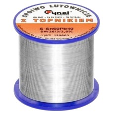 Припой LC60-0.38/0.25 (Sn60Pb40-SW26), 250 гр.