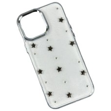 Чохол Apple iPhone 13, Shiny Crystal Colored Bow, Stars, Малюнок
