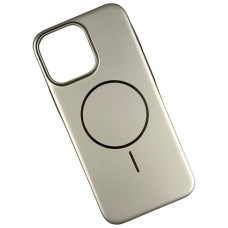 Чохол Apple iPhone 15 Pro, Smooth Touch, Platinum Gold, MagSafe, Золотий