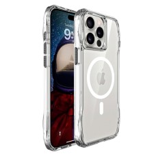 Чехол Apple iPhone 15 Pro Max, Space Octagon, MagSafe, Прозрачный
