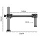 Штатив для мікроскопа LuoWei LW-GK03 Swing Arm