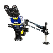 Мікроскоп тринокулярний Mechanic SE7045-DVS-1, Синій