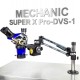 Мікроскоп тринокулярний Mechanic SUPER X Pro-DVS-1, Срібний