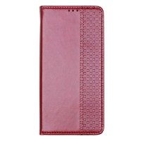 Чохол-книжка Xiaomi Redmi 15, Chess Skin, Бордовий
