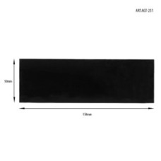 Резина токопроводящая AG Guma 50x150x0.5мм art.AGT-251