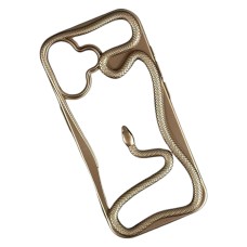 Чехол Apple iPhone 13 Pro, Soft Snake, Бронзовый