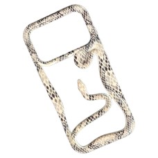 Чохол Apple iPhone 17 Pro, Soft Snake, Бежевий