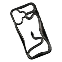 Чехол Apple iPhone 17, Soft Snake, Черный