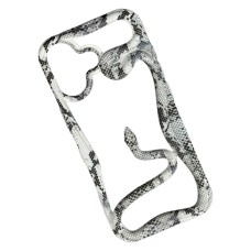Чохол Apple iPhone 17, Soft Snake, Grey-Black, Сірий