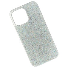 Чехол Apple iPhone 11 Pro Max, Swarovski Diamonds, Серебряный