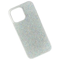 Чохол Apple iPhone 14 Pro, Swarovski Diamonds, Срібний