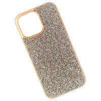 Чехол Apple iPhone 15 Pro, Swarovski Diamonds, Желтый