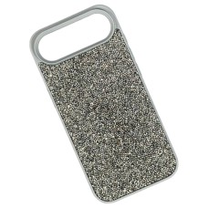 Чехол Apple iPhone 17 Air, Swarovski Diamonds, Dark Silver, Серебряный