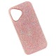 Чохол Apple iPhone 17, Swarovski Diamonds, Рожевий