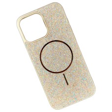 Чохол Apple iPhone 12, iPhone 12 Pro, Swarovski Diamonds, MagSafe, Золотий