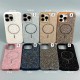 Чохол Apple iPhone 13, Swarovski Diamonds, MagSafe, Синій