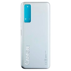 Задня кришка Tecno Camon 17P, (High quality), Срібний