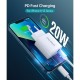 Мережевий зарядний пристрій Choetech Q5004-EU-WH, Білий