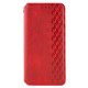 Чохол-книжка Motorola Moto G17, GETMAN Cubic, Червоний