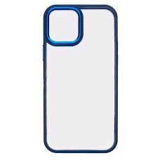 Чохол Apple iPhone 14 Pro, Aluminum Camera Frame, Темно синій, Синій