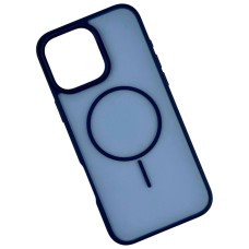 Чохол Apple iPhone 13, Air Beats Matte Color, MagSafe, Синій